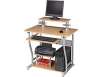 Staples maple computer cart