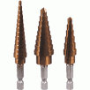 Northern Industrial Step Drill Bit Set - 3-Pc.