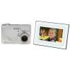 Kodak EasyShare C180 Silver 10.2 MP 3X Zoom Digital Camera with 8-inch EasyShare P820 Digital Frame