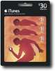 Three $10 iTunes Gift Cards