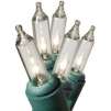 GE 150 Light Commercial Grade Mini Light Set, Clear
