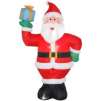 Home Accents Holiday 7 Ft. Airblown Lighted Santa