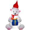 Home Accents Holiday 4 Ft. Airblown Polar Bear 