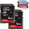$10 off SanDisk SD Ultra Hi-capacity 4GB 2-pk Flash Drive