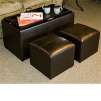 Sheridan Storage Ottoman 3-pc Set