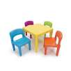 5 Piece Plastic Table and Chair Set