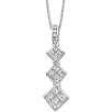 Diamond Pendant 1 CT. T.W. 10K WG