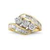 Diamond Ring 1 1/2 CT. T.W. YG