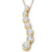 Diamond Journey Pendant 1 1/2 CT. T.W. 14K