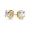 Diamond Swirl Studs 2 CT. T.W. YG