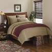 Plush Stripe Full/Queen Comforter Set