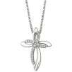 Diamond Cross Pendant 1/10 CT. T.W.