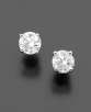 14k White Gold Diamond Stud Earrings (1/2 ct. t.w)