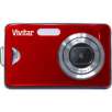 Vivitar ViviCam 8.1 Megapixel Digital Camera - Red + Camera Bag