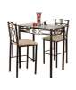 Glass-top Crown Bistro Set