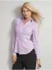 City Stretch Shirt - Ruffle Stripe