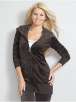 ComfortZone Velour Zip Hoodie Tunic