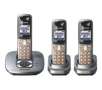 Panasonic KX-TG6433M DECT 6.0 Three Handset Cordless Phone System with Digital Answering System 
