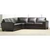 Leather Match Sectional