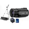 Canon VIXIA HFS10 HD Dual Flash Memory Camcorder (Bundle)