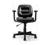 OfficeMax Zeal Leather Task Chair, Blackberry