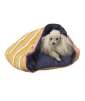 Hoodwink Snuggle Nest Denim Stripe Small Pet Bed