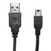 32" USB 2.0 A Male to USB Min 5-Pin Male Cable