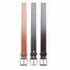 Full Grain Leather Belt With Contrast Stitching
