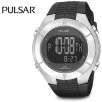 Pulsar by Seiko PR2003 Pacer Collection Chronograph Alarm Dual Time Luminous 100M Mens Watch