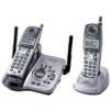 Panasonic KX-TG5632M 5.8GHz Digital Dual-Handset Cordless Phone With Answering And Call Waiting/Caller ID, Silver