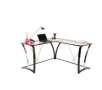 Brenton Studio Evanti Collection Glass L-Desk