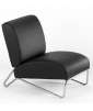 Easy Rider Black Vinyl Chair