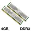 OCZ PC3-10666 Platinum RAM - 4GB, 2x2GB, 1333MHz, DDR3, Low Voltage, Dual Channel