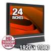 Synaps 24" Widescreen LCD Monitor - 1080p, 1920x1080, 5ms, 1000:1 Native, 16:9, DVI, Black