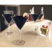 Metropolitan Black Set of 4 Martini Glasses