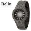 Relic by Fossil ZR77152 Gun Metal Stainless Steel Genuine Diamond Degrade Dial 30M Mens Watch