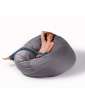 Zoe 6-foot Gray Cocoon