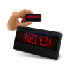 Scrolling LED Programable Message Tag, Red Leds