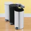 LNT 30L Stainless Steel Step Trash Can W/ Bonus