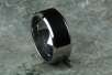 10MM Polished Titanium Ring with Beveled Edges