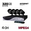 Night Owl TIGER-4320 Network DVR & 4 Cameras: 320GB, 4 Channels, MPEG4, Internet Ready