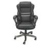 Sofronio Manager Mid-Back Chair, Black/Silver