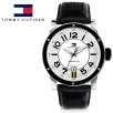 Tommy Hilfiger 1790675 Leather Collection Black IP Stainless Steel Leather Strap Mens Watch