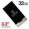 Microsoft Zune HD 32GB MP4 Player - 3.3-inch OLED screen, 480 x 272 resolution, 720p HD, Silver