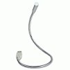 USB Reading Light with Flexible Neck (Silver)