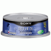 Sony 2x DL DVD+R Media, 240 Minute / 8.5GB, Spindle, 25 Pack