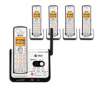 AT&T CL82509 DECT 6.0 Five Handset Cordless Phone System with Digital Answering Device and Caller ID
