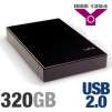 LaCie 301830 Little Disk Design by Sam Hecht External Hard Drive- 320GB, 2.5", USB 2.0, FireWire 400