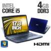 Acer Aspire AS7740-6656 17.3" Laptop: Core i5-430M 2.26GHz, 4GB RAM, 500GB Hard Drive, DWindows 7 Premium