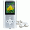 4GB USB 2.0 MP3 Digital Music/Video FM Player & Voice Recorder w/1.8" LCD (Silver)